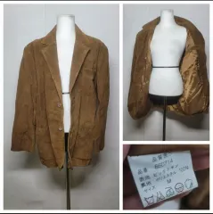 スウェード ブラウン ジャケット Mサイズ