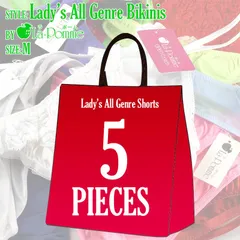 コスパ最強【5枚入り！お試し＆お楽しみセット】ラ・ポーム レディースオールジャンルランジェリーMサイズ レディースショーツ ビキニ ランジェリー La-Pomme（ラ・ポーム） LDSAG-M5P  Mサイズ