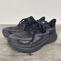 ホカオネオネ ウィメンズ クリフトン9 1127896 ランニングシューズ スニーカー 23.5cm ブラック