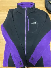 THE NORTH FACE ザノースフェイス ブラック/紫 フリース ジャケット