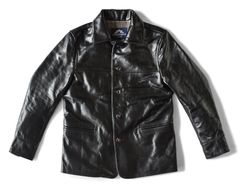 LIASON ホースハイド （馬革） レザーカーコート 42サイズ2XL - メルカリ