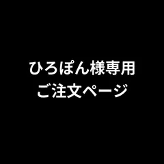 ひろぽん様専用ご注文ページ　2026年2月4日出品