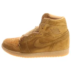 NIKE (ナイキ) AIR JORDAN 1 RETRO HIGH WHEAT エアジョーダン1 レトロ ウィート ハイカットスニーカー ブラウン US8/26cm 555088-710