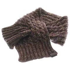 Vivienne Westwood (ヴィヴィアンウエストウッド) ケーブルニット スリット ウールマフラー ストール マルチ