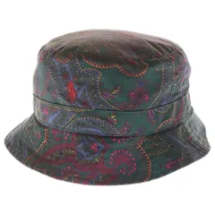 POLO RALPH LAUREN (ポロラルフローレン) ペイズリー柄 ロゴ刺繍 バケットハット 帽子 マルチカラー