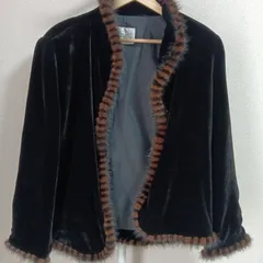 【Fshuying　フシュイン】　レディース ファーコート　Ｌサイズ　ブラック