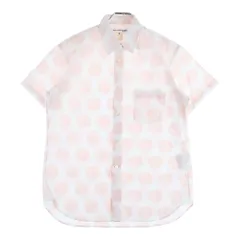 COMME des GARCONS SHIRT (コムデギャルソンシャツ) 18SS 水玉 ショートスリーブ コットンシャツ レディース ピンク/ホワイト S26070のサムネイル