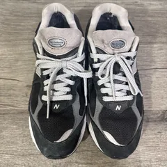 訳あり New Balance M2002RXD ゴアテックス ABZORB スエード×メッシュ スニーカー 24.5cm 黒