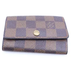 LOUIS VUITTON (ルイヴィトン) ダミエ ミュルティクレ 6連 キーケース ブラウン N62630 CT0043