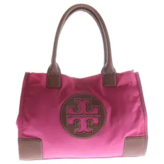 TORY BURCH (トリー バーチ) ロゴトート ナイロン ハンドトートバッグ ピンク