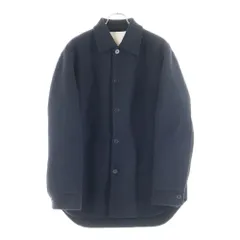 JIL SANDER (ジルサンダー) 23AW ワードローブ フェルトバージンウールジャケット ウール オーバーサイズシャツジャケット ブラック J23BN0006のサムネイル