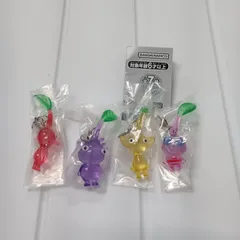 ピクミン　PIKMIN　めじるしアクセサリー　4点セット　赤　黄　紫　羽