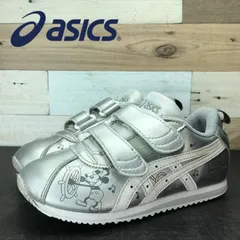 ASICS IDAHO MINI DISNEY 100 アシックス アイダホ ミニ ディズニー 100 シルバー ホワイト 18cm キッズ ジュニア スニーカー 1144A328 U11083