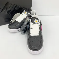 NIKE PEACEMINUSONE ナイキ ピースマイナスワン AIR FORCE 1 07 AQ3692-004 スニーカー シューズ レディース 23.5cm ブラック 靴 DF17884■