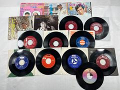 シングルレコード　15枚セット　レコード　ステレオ　歌謡曲　俳優　女優　演歌　アイドル　音楽　主題歌　テレビ　ドラマ　TBS　円盤　ドーナツ盤　昭和レトロ　昭和　レトロ