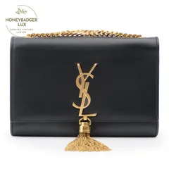 【中古】サンローランパリ　ケイト　レザー 　チェーンウォレット　ブラック　452159　スモール、Saint Laurent Kate Leather Chain Wallet or Chain Shoulder Bag Black 452159 Small