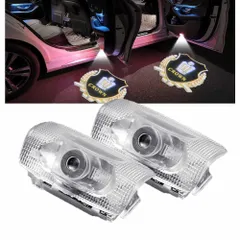 専用ドアウェルカムライト HDロゴ投影 角度調整 2個セット 車用カーテシーランプ 200系 for 17系 18系アスリート マジェスタ クラウン210系 Crown Athlete Majesta gold