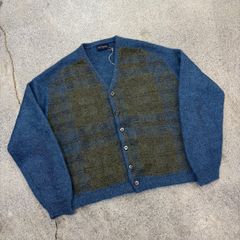 60s jantzen mohair cardigan アーガイル柄 - メルカリ