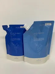 R3244 K Macchia Label マキアレイベル 薬用マイクロバブルローション 化粧水 つめかえ用 100ml、マイクロバブルフォームa 洗顔料 つめかえ用 200ml 計2点セット