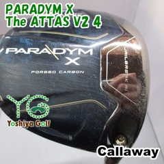 ドライバー キャロウェイ PARADYM X/The ATTAS V2 4/S/10.5[140277]
