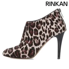 ジミーチュウ レオパードショートブーツ レディース 36