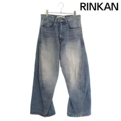 ネヴァーフォゲット  NF242P04B 3D TWISTED WIDE LEGデニムパンツ メンズ 1