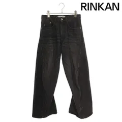 ネヴァーフォゲット  EXO232P01 3D TWISTED WIDE LEGデニムパンツ メンズ 1