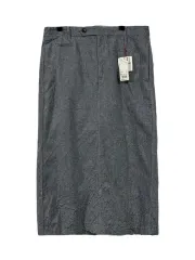 34インチ (未使用品) UNIQLO ユニクロ リネンコットン ロング丈スカート