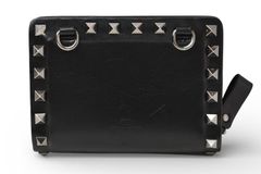 レザー デッキケース 2way スタッズ ベルトポーチ ブラック トレカ 本革 レザー デッキケース 2way スタッズ ベルトポーチ ブラック トレカ 本