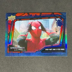 Peter Parker / ピーター・パーカー 2023 Upper Deck Marvel Studios' Spider-Man No Way Home ベースカード Blue Achievement #1