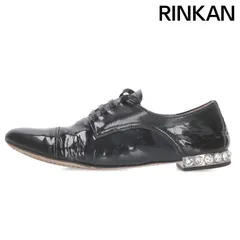 ミュウミュウ  5E8328 ビジューヒールパテントシューズ レディース 34