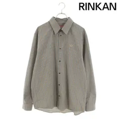 ディーゼル  A19437 胸刺繍ロゴチェック長袖シャツ メンズ 50