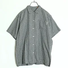 ピンクハウス コレクション★ギンガムチェック柄がおしゃれ♪ 半袖シャツ 黒系 z17569