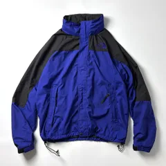 THE NORTH FACE ザノースフェイス ナイロンジャケット XL 撥水 パッカリング ドローコード フルジップ シェルジャケット ライトアウター 防風 アウトドア ビッグシルエット 90s USA古着