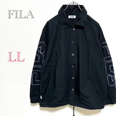 フィラ♡ FILA【LL】ジャケット　ロゴ　ライトアウター　綿100% 春　大きいサイズ　ビッグサイズ