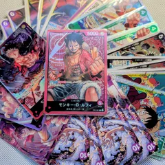 【ワンピースカード】ルフィ まとめ売り 30枚セット ニカ P-041 SR各種 リーダー