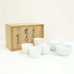 有田焼 白磁玉露 奥川忠右衛門作 煎茶器 - メルカリ