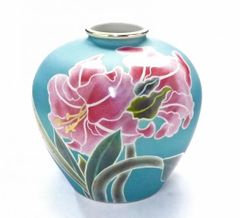 未使用品 木箱付き 香蘭社 カトレア 花瓶 フラワーベース 花器 壺 共箱