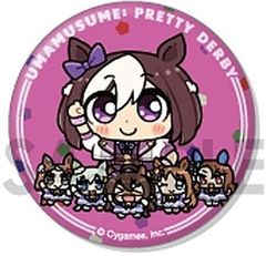 ウマ娘 ナムコ ペインター スタイル グリッター 缶バッジ ジェンティル