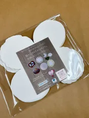 箱からうまれたおしゃれさん〖不揃いなコースターたち　無地　100枚入〗