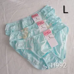 (H992)【L】3枚 レディース ショーツ 女性用下着 パンツ まとめ売り