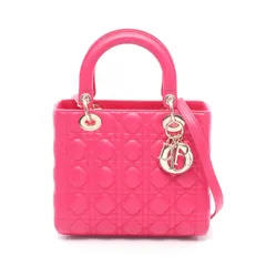 Dior ディオール LADY DIOR レディディオール カナージュ ハンドバッグ