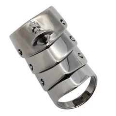 Vivienne Westwood ヴィヴィアンウエストウッド アーマーリング ガンメタル リング・指輪