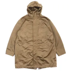 極美品△DIOR ディオール オム 033C313H5563 バックロゴ刺繍 テクニカル フーディー モッズコート ブラウン系 48 イタリア製 正規品 メンズ 大人気 オススメ◎