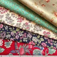 パッチワーク用花柄生地  5枚セット