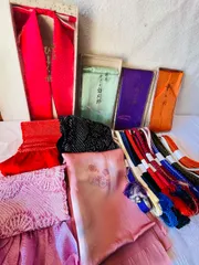 【美品 お買い得】着物小物まとめ売り 帯締め 襟 帯揚げ♡♡