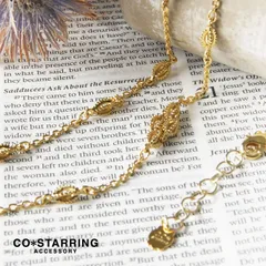 【新品】【CO＊STARRING コ・スターリング】モチーフ ロングネックレス (RIC-185)レディース アクセサリー オケージョン 入学式 卒業式 フォーマル 冠婚葬祭 プレゼント 母の日 ナチュラル ナチュランド 30代 40代 50代