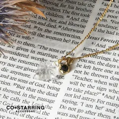 【新品】【CO＊STARRING コ・スターリング】クリスタル の ネックレス (25-8-007-sne)レディース アクセサリー オケージョン 入学式 卒業式 フォーマル 冠婚葬祭 プレゼント 母の日 ナチュラル ナチュランドのサムネイル