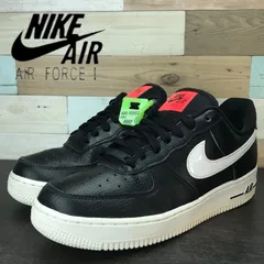 NIKE AIR FORCE 1 07 SE ナイキ エア フォース 1 07 SE ブラック 黒 ホワイト 白 グリーン レッド 赤 25cm メンズ スニーカー CI3446-001 U11166