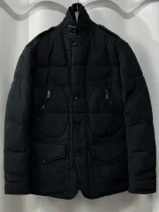 ポロラルフローレン ブラック ユーティリティ ウール パデッド ダウン フィールド ジャケット